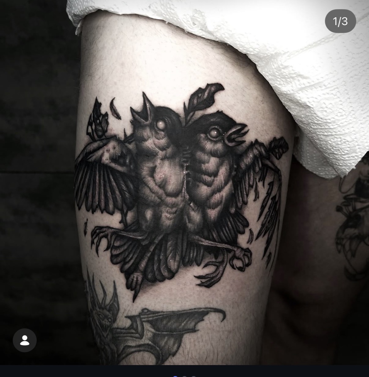 Tatuaż — Blackwork, @amnezja.tattoo