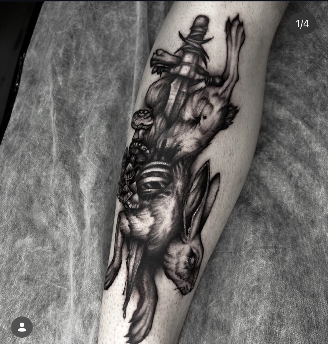 Tatuaż — Geometria, @amnezja.tattoo