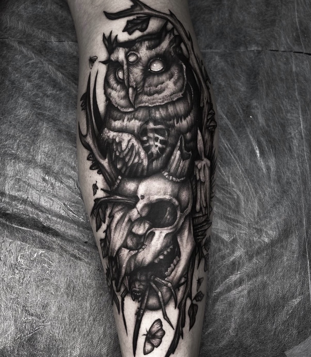 Tatuaż — Blackwork, @amnezja.tattoo