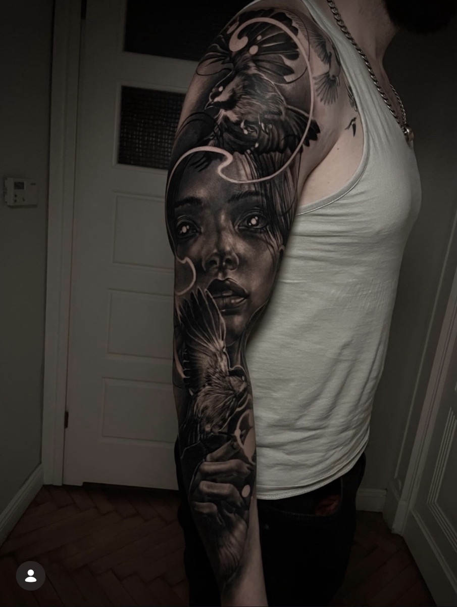 Tatuaż — Kolor, @boltan_tattoo