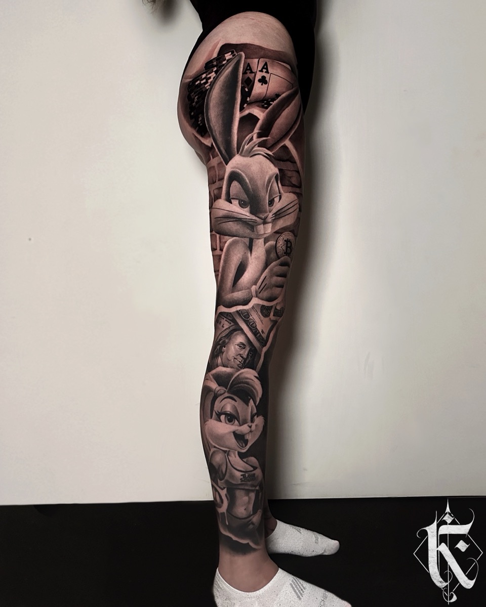 Tatuaż — Surrealizm, @kubaty.tattoo