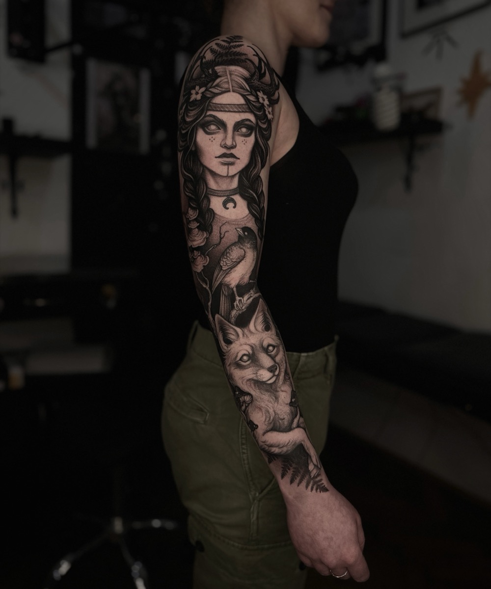 Tatuaż — New School, @siemka_tattoo